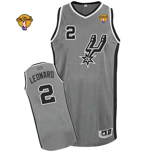Kawhi Leonard San Antonio Spurs grey Alternate jersey