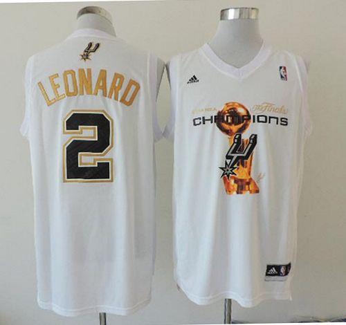 Kawhi Leonard San Antonio Spurs white jersey