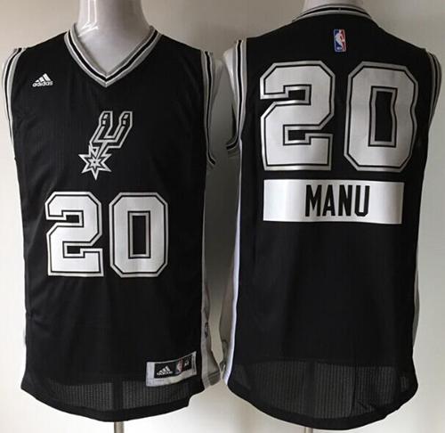Manu Ginobili San Antonio Spurs black jersey