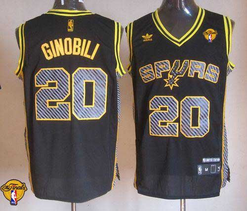 Manu Ginobili San Antonio Spurs black Fashion jersey