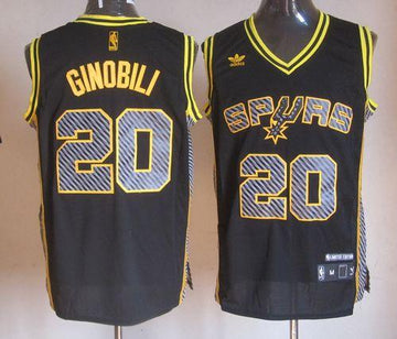 Manu Ginobili San Antonio Spurs black Fashion jersey