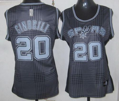 Manu Ginobili San Antonio Spurs black Fashion jersey
