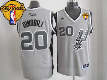 Manu Ginobili San Antonio Spurs grey Alternate jersey