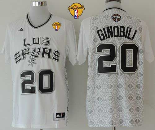 Manu Ginobili San Antonio Spurs white jersey