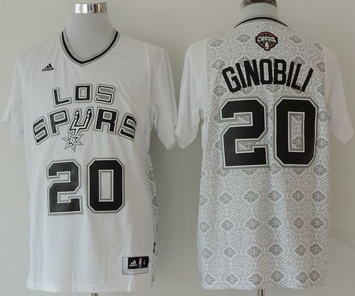 Manu Ginobili San Antonio Spurs white jersey