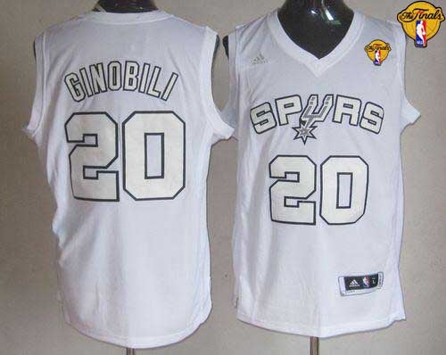 Manu Ginobili San Antonio Spurs white jersey