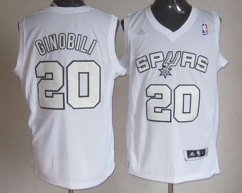 Manu Ginobili San Antonio Spurs white jersey