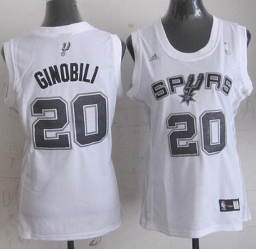 Manu Ginobili San Antonio Spurs white Fashion jersey