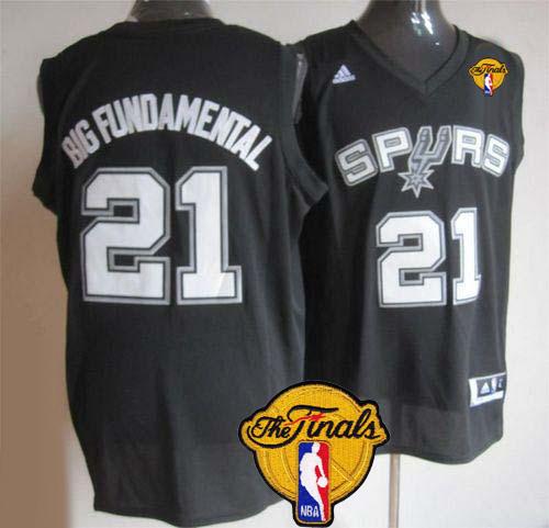 Tim Duncan San Antonio Spurs black jersey