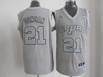 Tim Duncan San Antonio Spurs grey Fashion jersey
