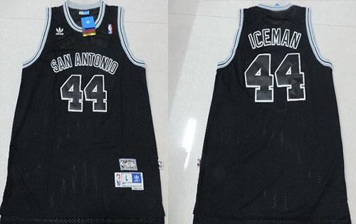 George Gervin San Antonio Spurs black jersey