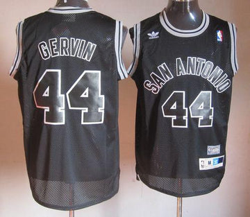 George Gervin San Antonio Spurs black Throwback jersey