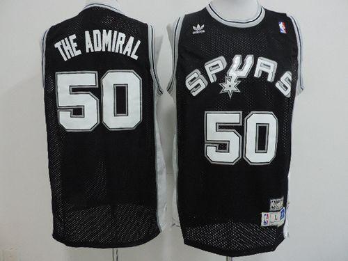 David Robinson San Antonio Spurs black jersey