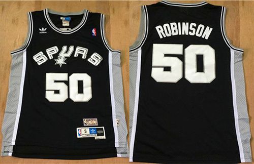 David Robinson San Antonio Spurs black Throwback jersey