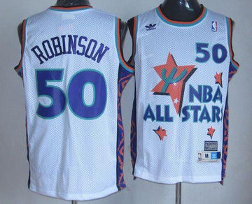 David Robinson San Antonio Spurs white Throwback jersey