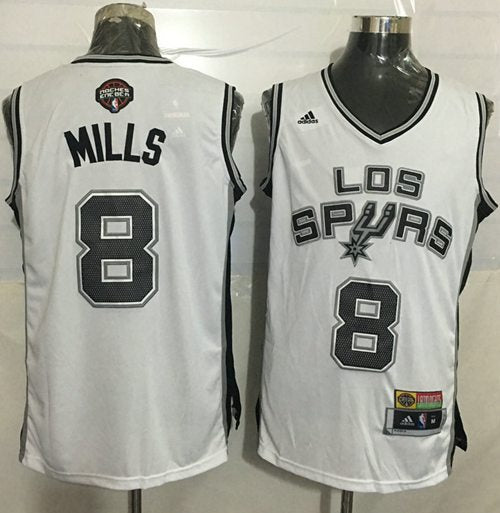 Patty Mills San Antonio Spurs white jersey