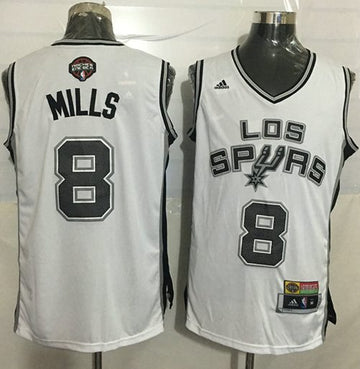 Patty Mills San Antonio Spurs white jersey