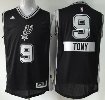 Tony Parker San Antonio Spurs black jersey