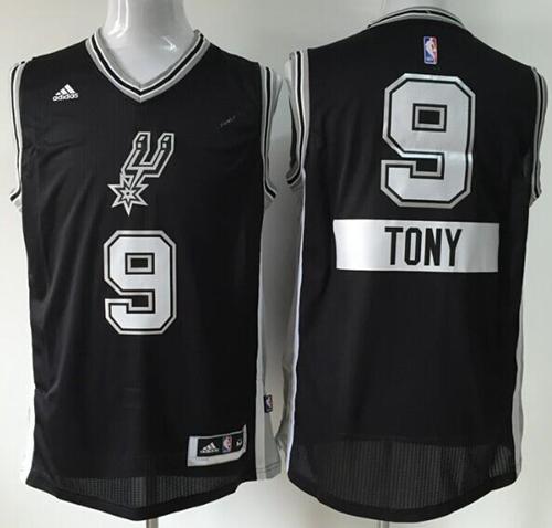 Tony Parker San Antonio Spurs black jersey