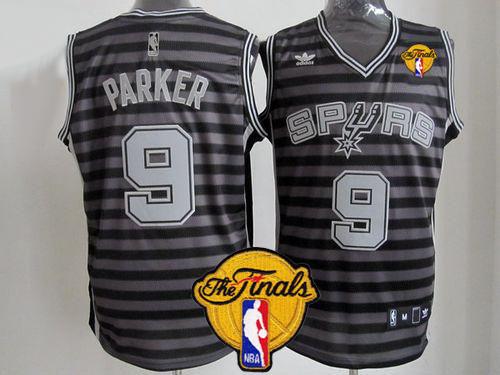 Tony Parker San Antonio Spurs black-grey jersey