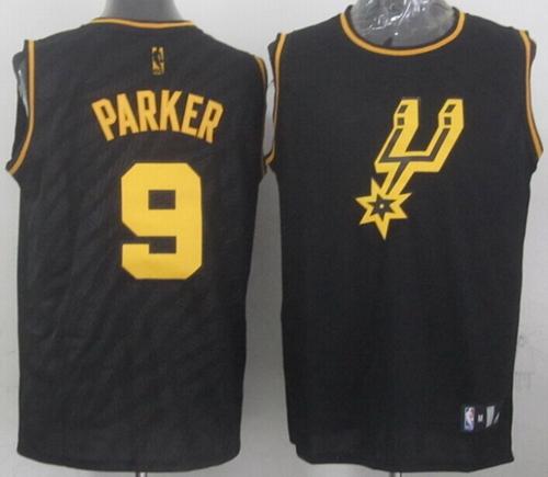 Tony Parker San Antonio Spurs black Fashion jersey
