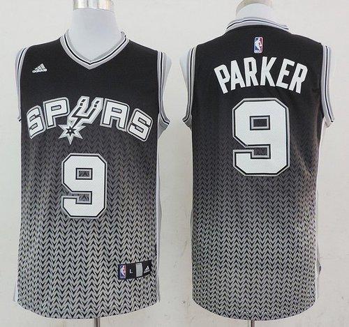 Tony Parker San Antonio Spurs black Fashion jersey
