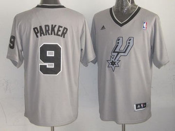 Tony Parker San Antonio Spurs grey jersey