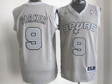 Tony Parker San Antonio Spurs grey Fashion jersey