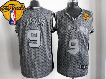 Tony Parker San Antonio Spurs grey Fashion Static jersey