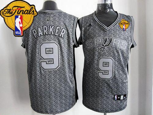 Tony Parker San Antonio Spurs grey Fashion Static jersey