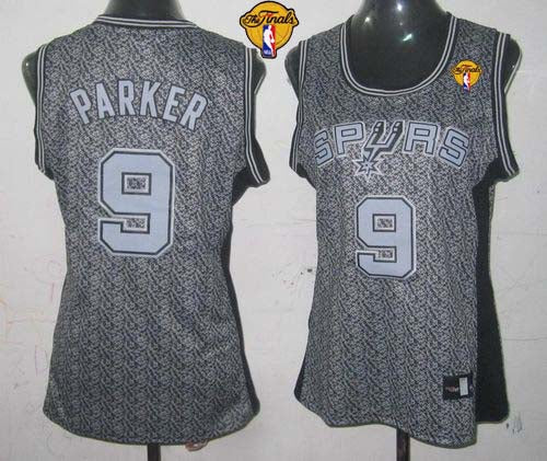 Tony Parker San Antonio Spurs grey Fashion Static jersey
