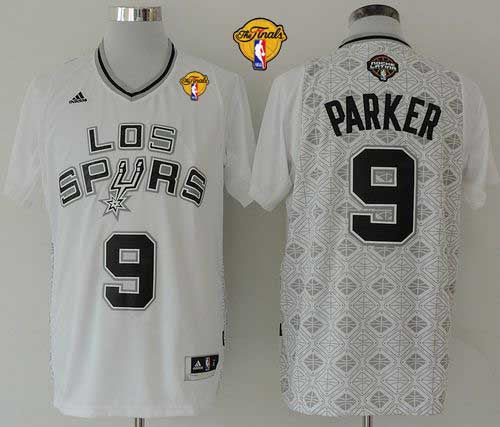 Tony Parker San Antonio Spurs white jersey