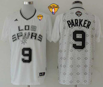Tony Parker San Antonio Spurs white jersey