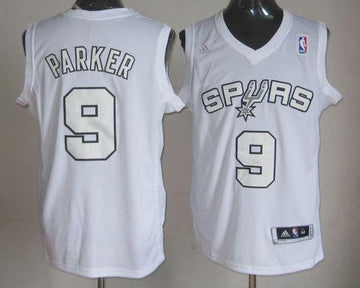 Tony Parker San Antonio Spurs white jersey