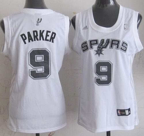 Tony Parker San Antonio Spurs white Fashion jersey