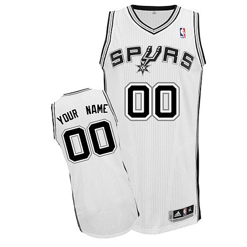 Custom San Antonio Spurs white Authentic jersey