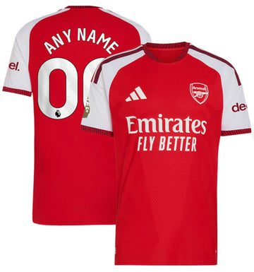 Custom Arsenal red Home jersey
