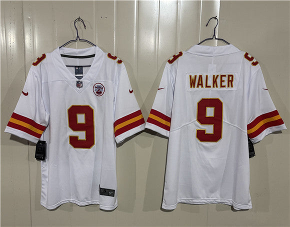 Kenneth Walker III Kansas City Chiefs white Vapor jersey