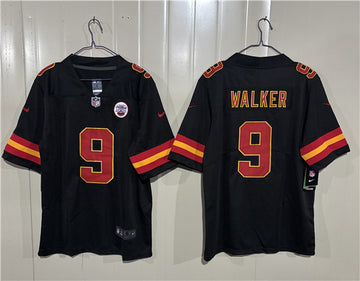 Kenneth Walker III Kansas City Chiefs black Vapor jersey