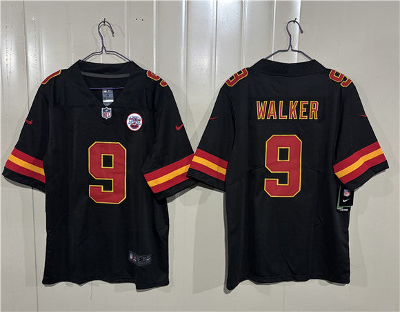 Kenneth Walker III Kansas City Chiefs black Vapor jersey