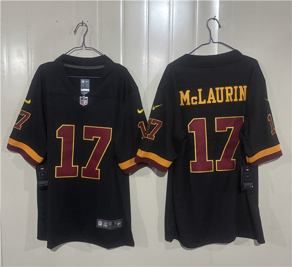 Terry McLaurin Washington Commanders black Vapor jersey