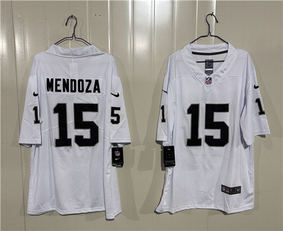 Fernando Mendoza Las Vegas Raiders white Vapor jersey