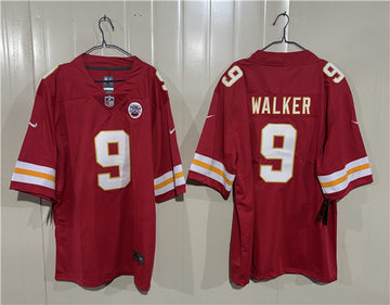 Kenneth Walker III Kansas City Chiefs red Vapor jersey