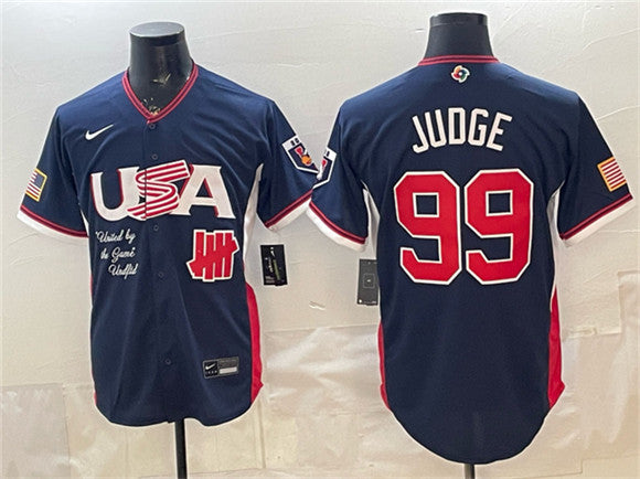 Aaron Judge USA Baseball navy Classic jersey