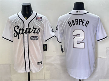 Dylan Harper San Antonio Spurs white jersey