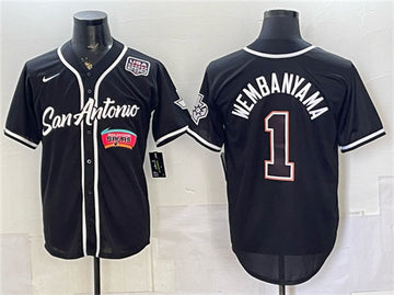 Victor Wembanyama San Antonio Spurs black jersey