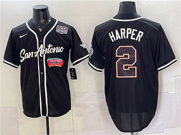 Dylan Harper San Antonio Spurs black jersey