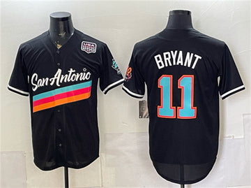 Carter Bryant San Antonio Spurs black City Edition jersey