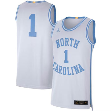 North Carolina Tar Heels white jersey