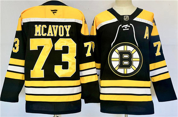 Charlie McAvoy Boston Bruins black Home jersey